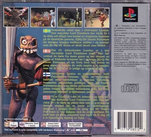 MediEvil 2 Platinum - PS1 (B Grade) (Genbrug)